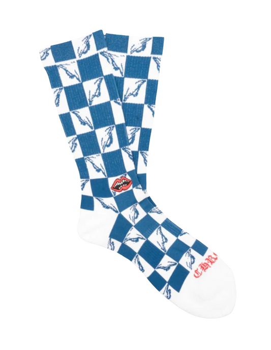 Chrome Hearts Matty
Boy 99 Eyes Socks - Blue