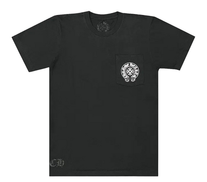 Chrome Hearts Beijing Exclusive Horseshoe Logo Pocket T-Shirt 'Black'