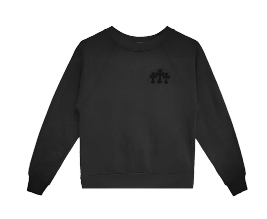 Chrome Hearts Triple Cross
Letter Black Sweatershirt