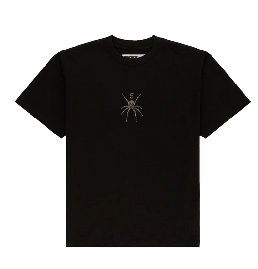 Sp5der TM Rhinestone Black Tee