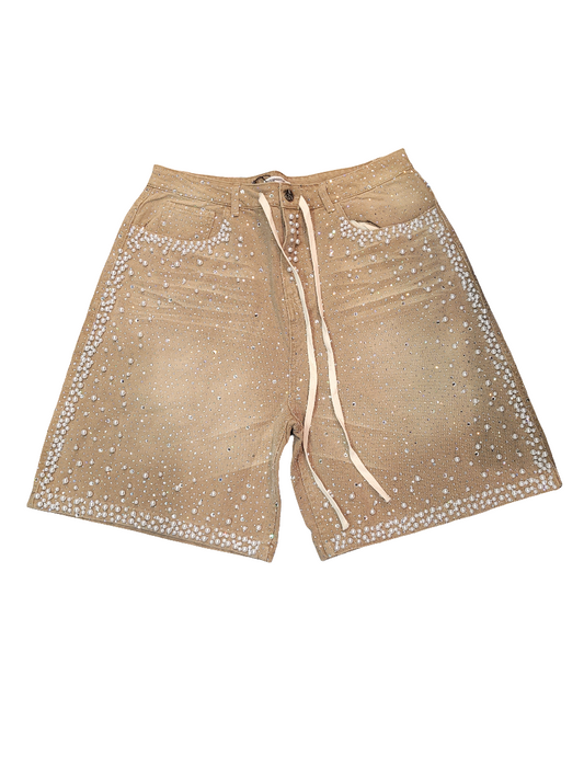 Vale Pearls Beig Shorts