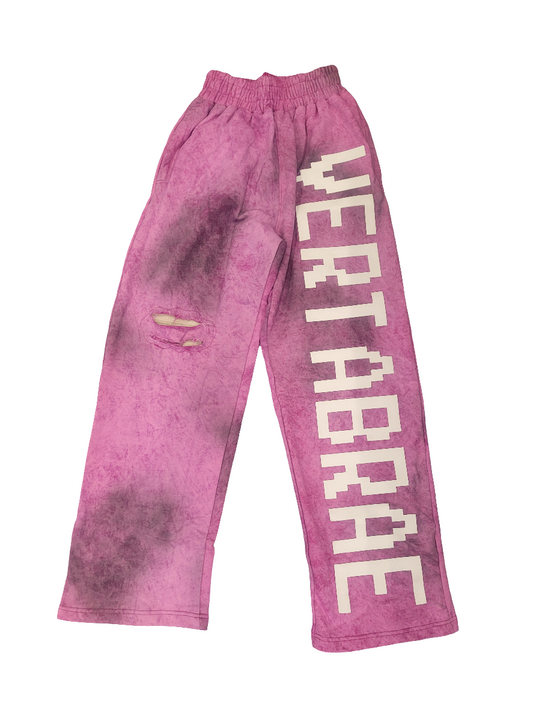 Vertabrae Magenta Sweatpants