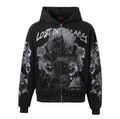 Black Twin Tiger Zip Up