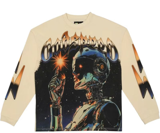 Godspeed Sputnik L/S Tee Bone Men's
