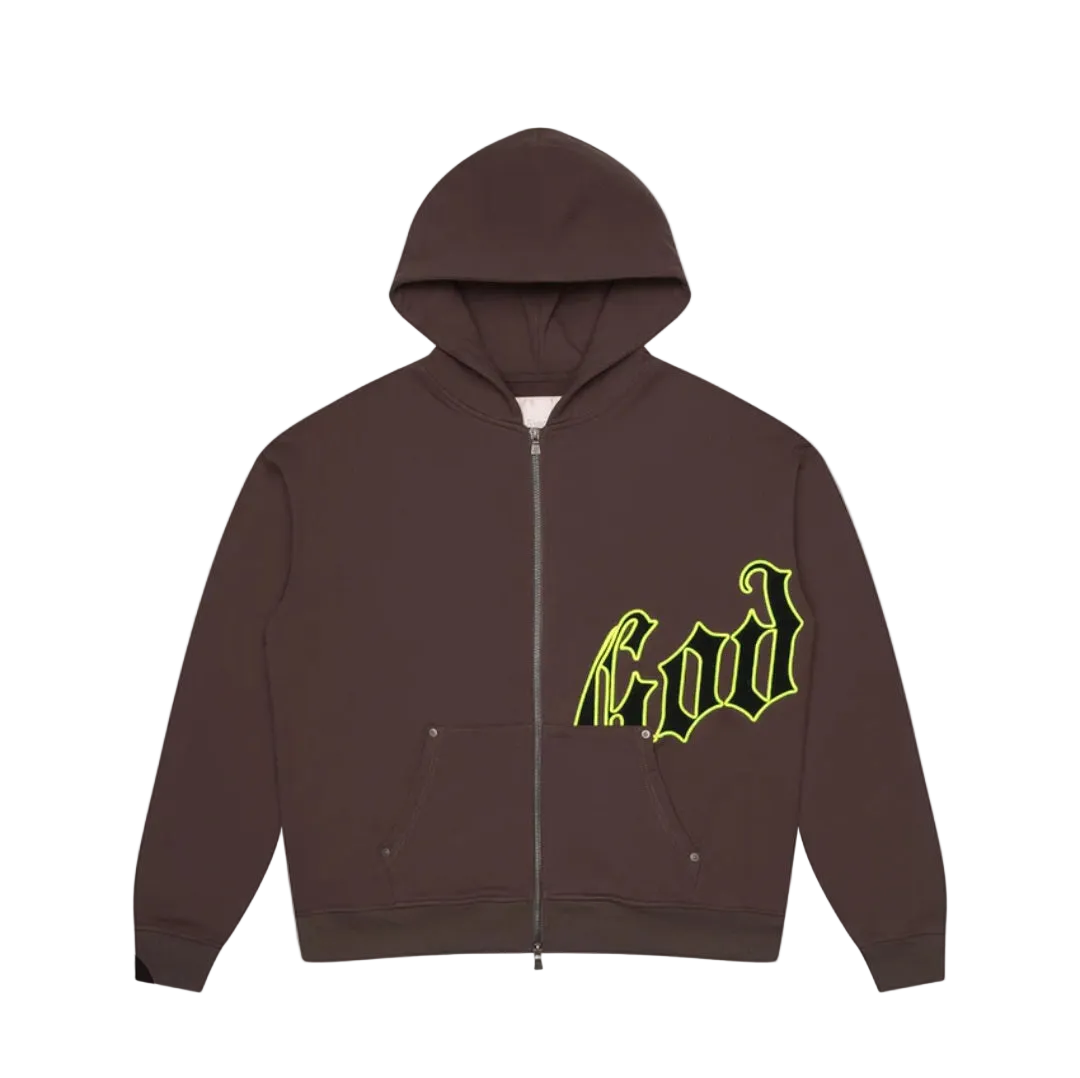 Godspeed Zip Up (Grey/Lime)