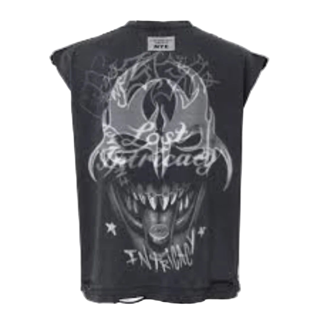 Lost Intricacy Twisted Signal Sleeveless