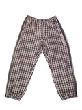 Supreme Plaid Warm Up Pant Black Men's