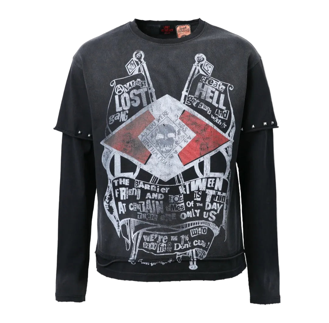 Lost Intricacy Black Westwood L/S