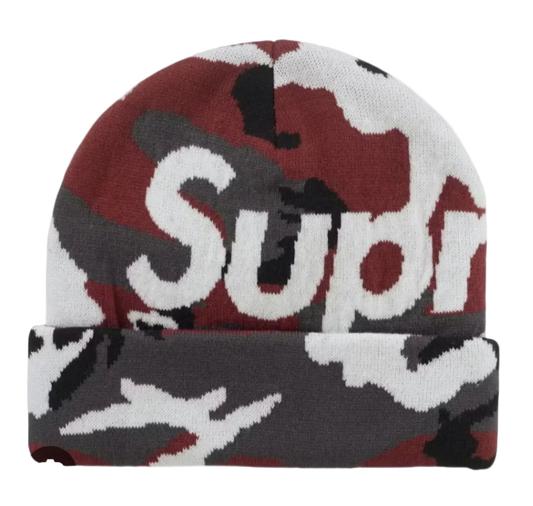 Supreme Camo Beanie (Brown)
