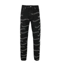 Lost Intricacy Denim Pant (Black)