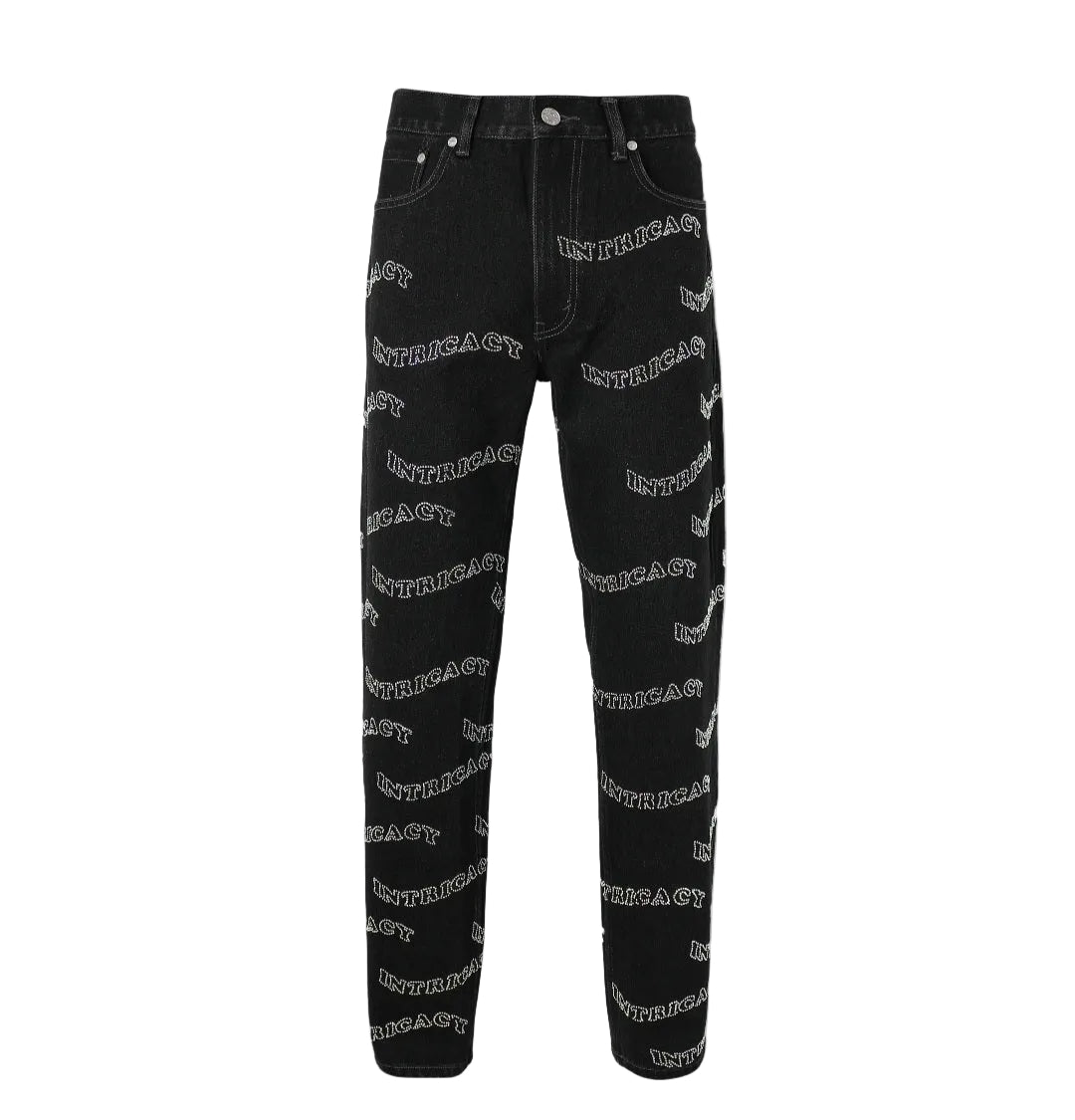 Lost Intricacy Denim Pant (Black)