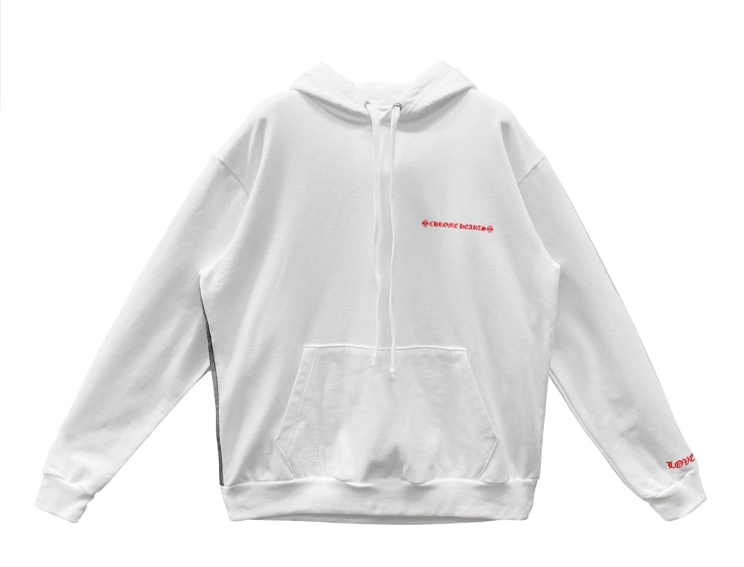 Chrome Hearts Portrait Print Red Letter Hoodie