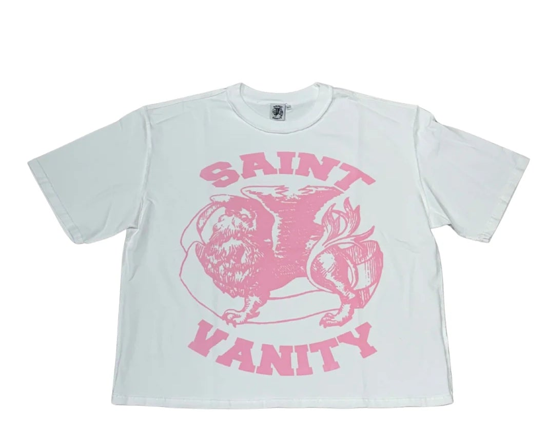 Saint Vanity Griffin 'White Pink" Tee