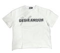 Desir Amour Ephemere
Rhinestone Logo Tee (White)