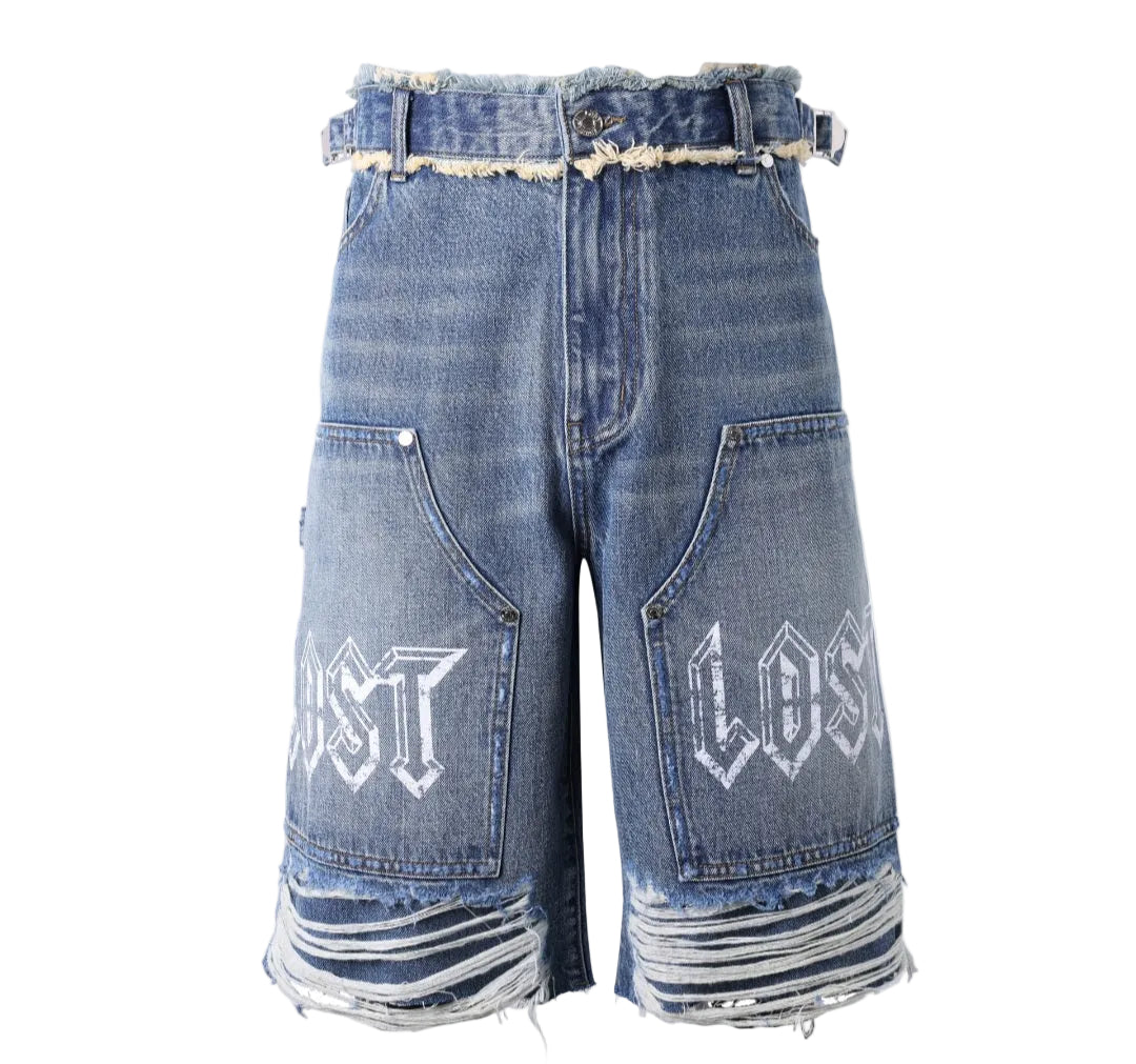 Lost Intricacy Carpenter Blue Shorts