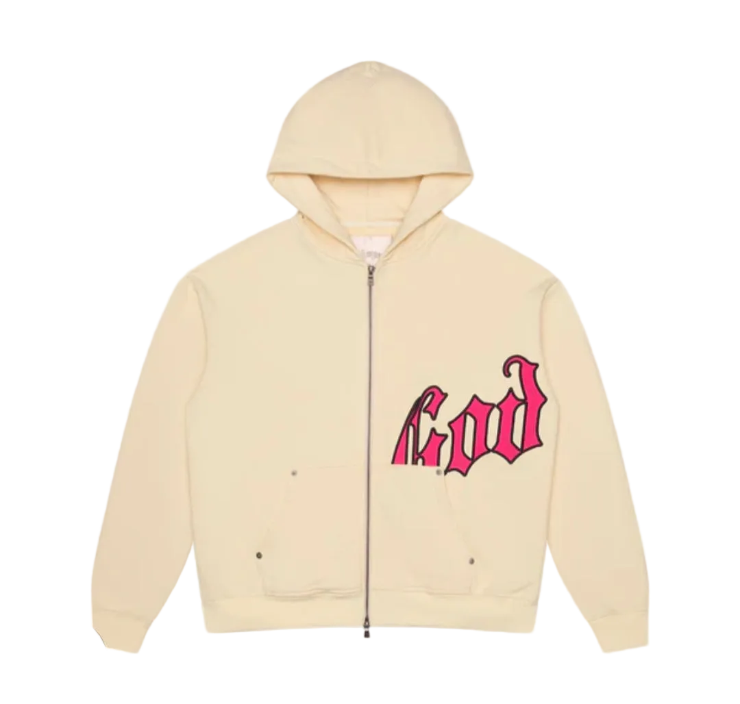 Godspeed Zip Up(Bone/Pink)