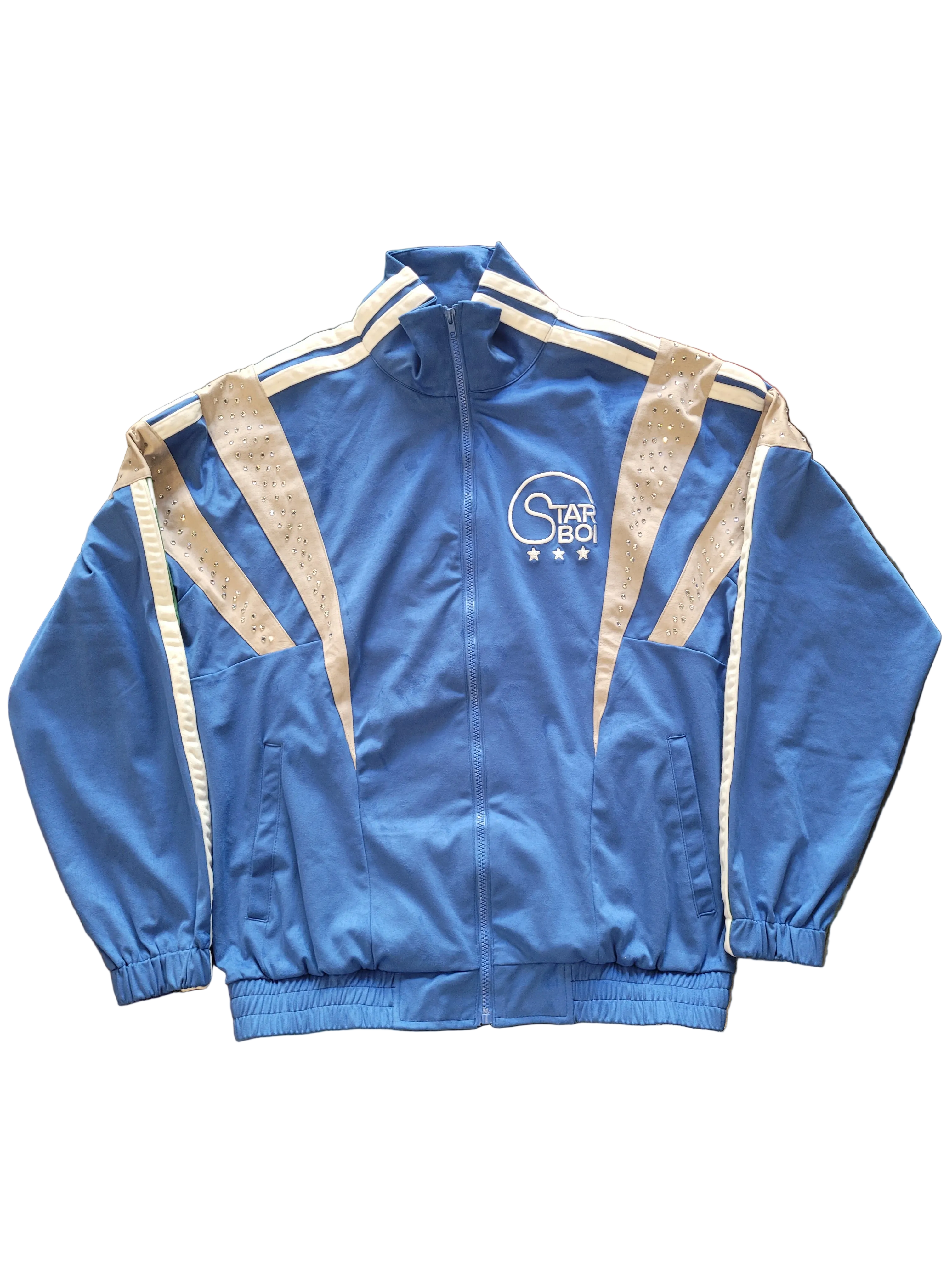 Star Boi Velvet Jacket (Blue)