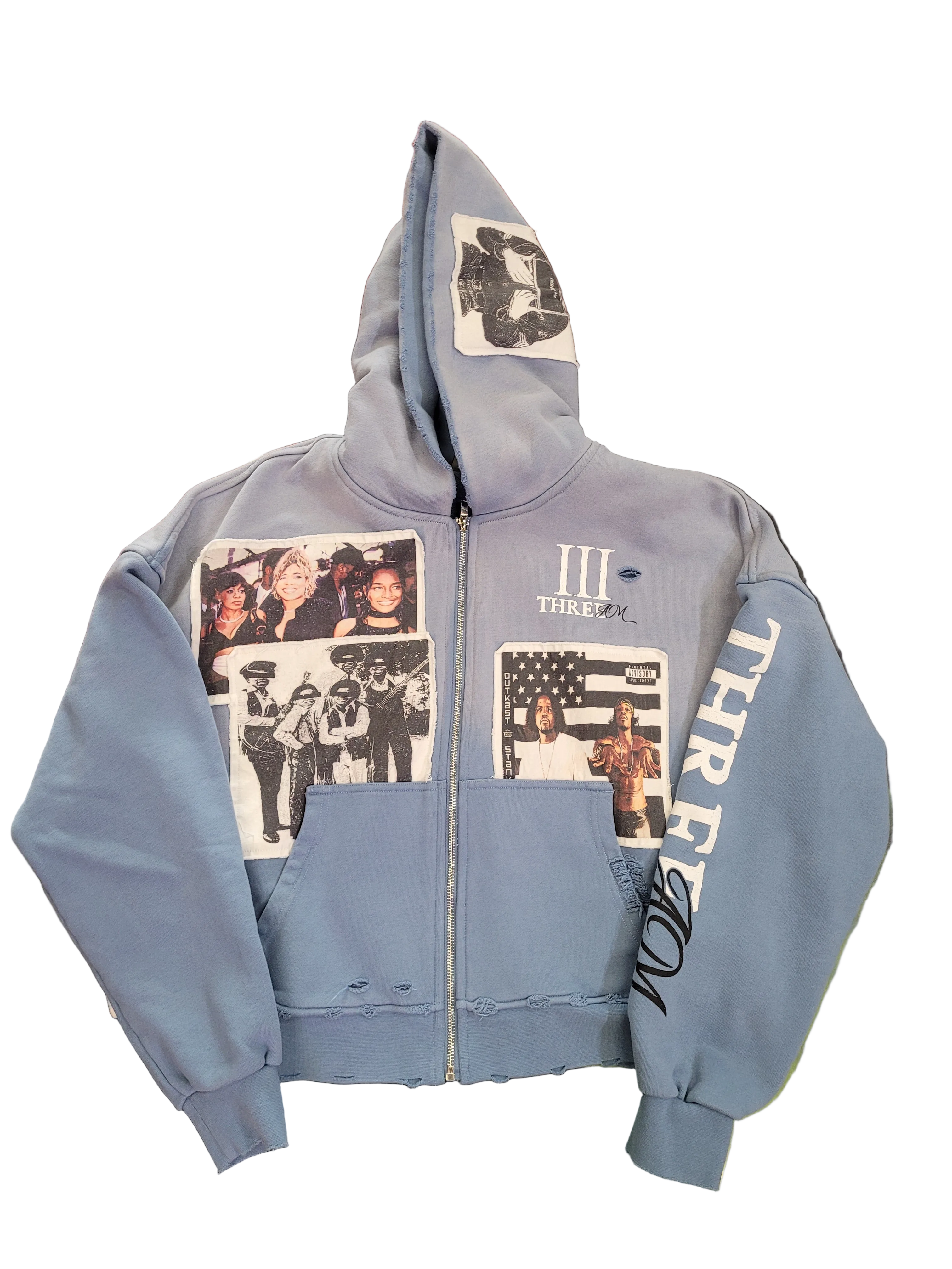 Three AM Zip Up (Blue)