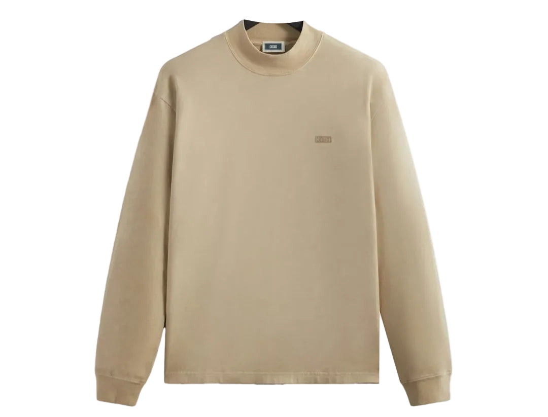 Kith Long Sleeve Mock Neck Lax Tee Canvas