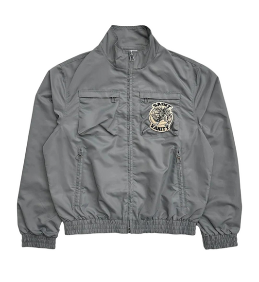 Nylon Cargo Jacket Grey
