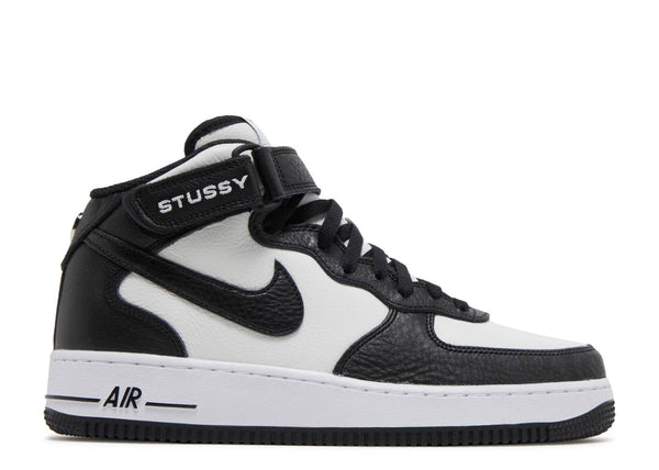 Stussy x Air Force 1 Mid Black White – 305 Kicks